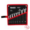 آچار سری 8عددی یکسر تخت یکسر رینگ کیفی رونیکس RH-2157