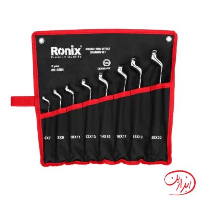 آچار سری 8 عددی دو سر رینگ کیفی رونیکس RH-2304